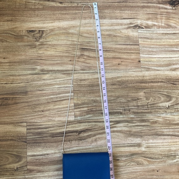 ZAC Zac Posen Mini Eartha Cross Body Chain Bag - Deep Blue - Picture 10 of 16